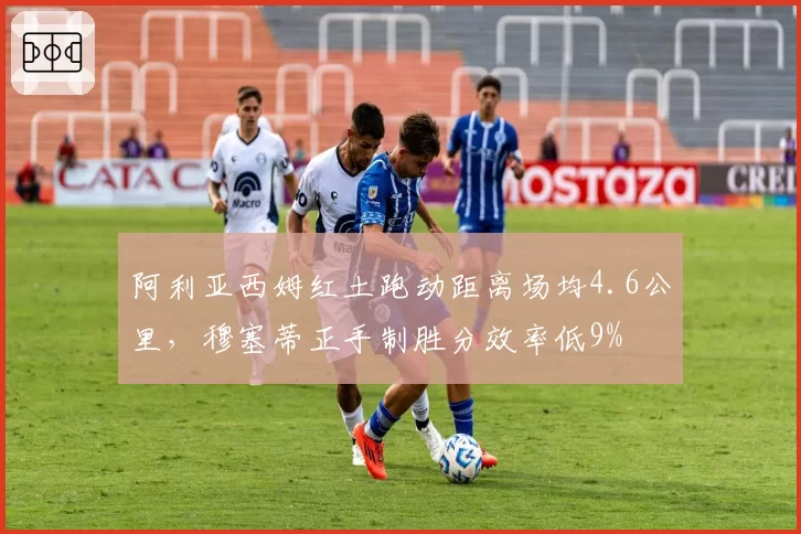 阿利亚西姆红土跑动距离场均4.6公里，穆塞蒂正手制胜分效率低9%