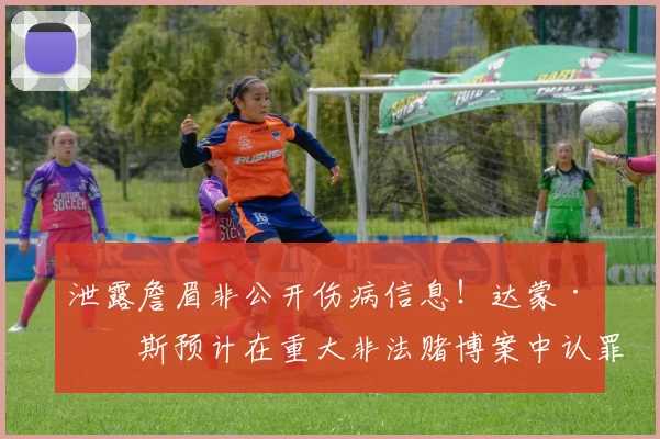 泄露詹眉非公开伤病信息！达蒙·琼斯预计在重大非法赌博案中认罪